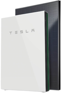 Tesla Battery and Solar Panel